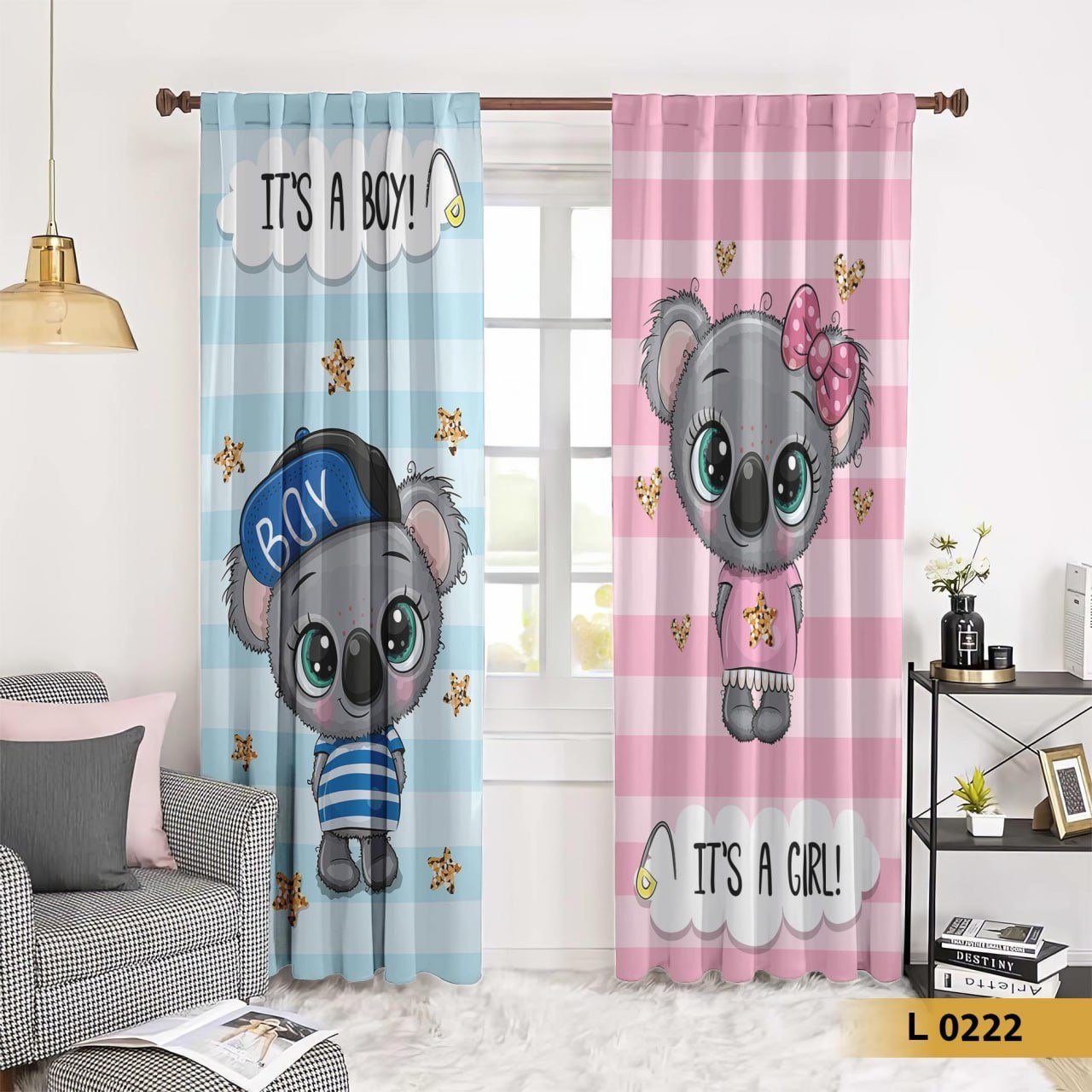 ستارة أطفال توأم ولد وبنت – تصميم كوالا لطيف – موديل L 0222