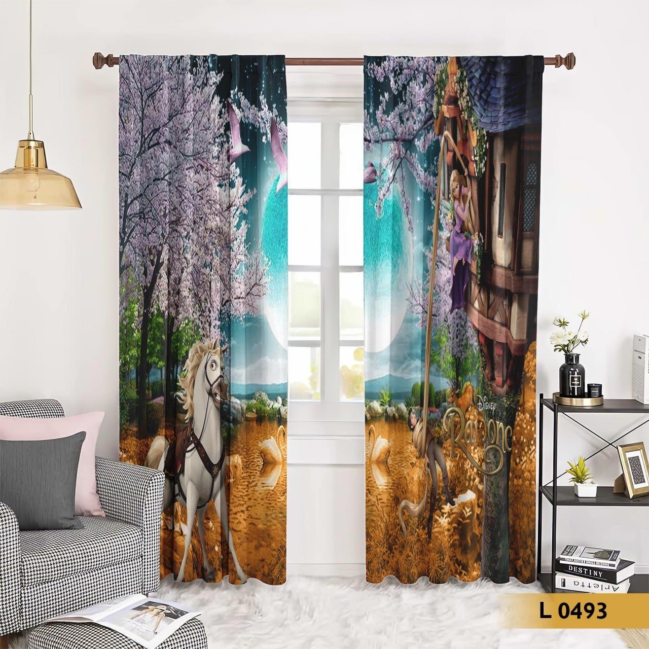 ستارة أطفال بطابع خيالي – ربانزل والبرج   – موديل L 0493