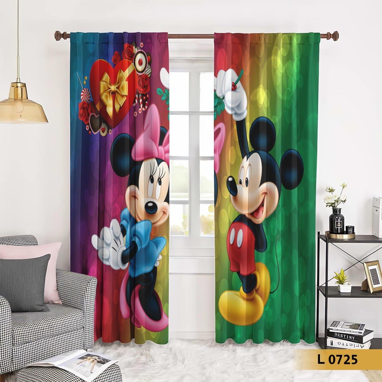 ستارة أطفال ميكي وميني ماوس متعددة الألوان – موديل L 0725