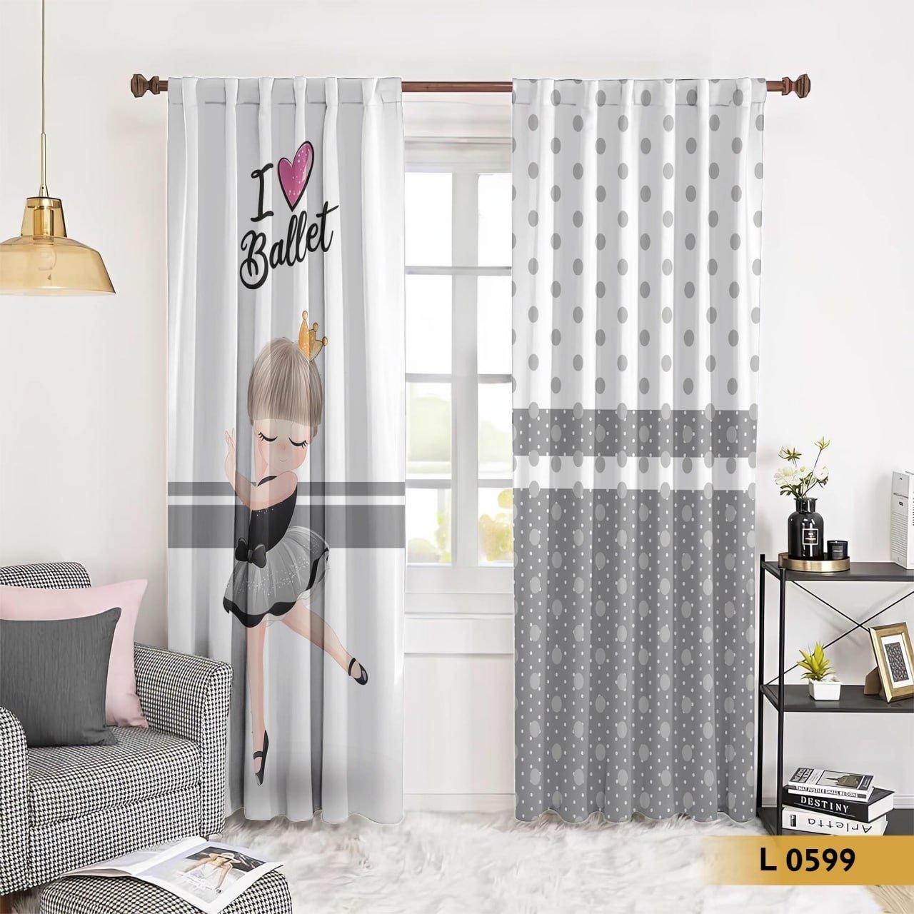 ستارة أطفال قطيفة بتصميم راقصة باليه – موديل L 0599