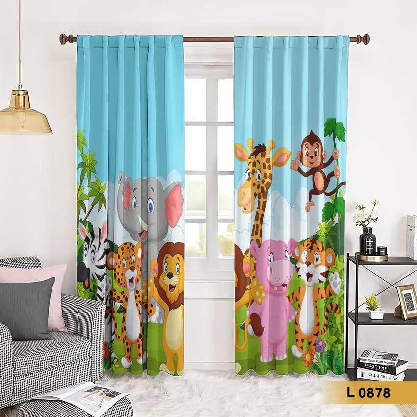 ستارة أطفال بطباعة حيوانات كرتونية مرحة – موديل L 0878