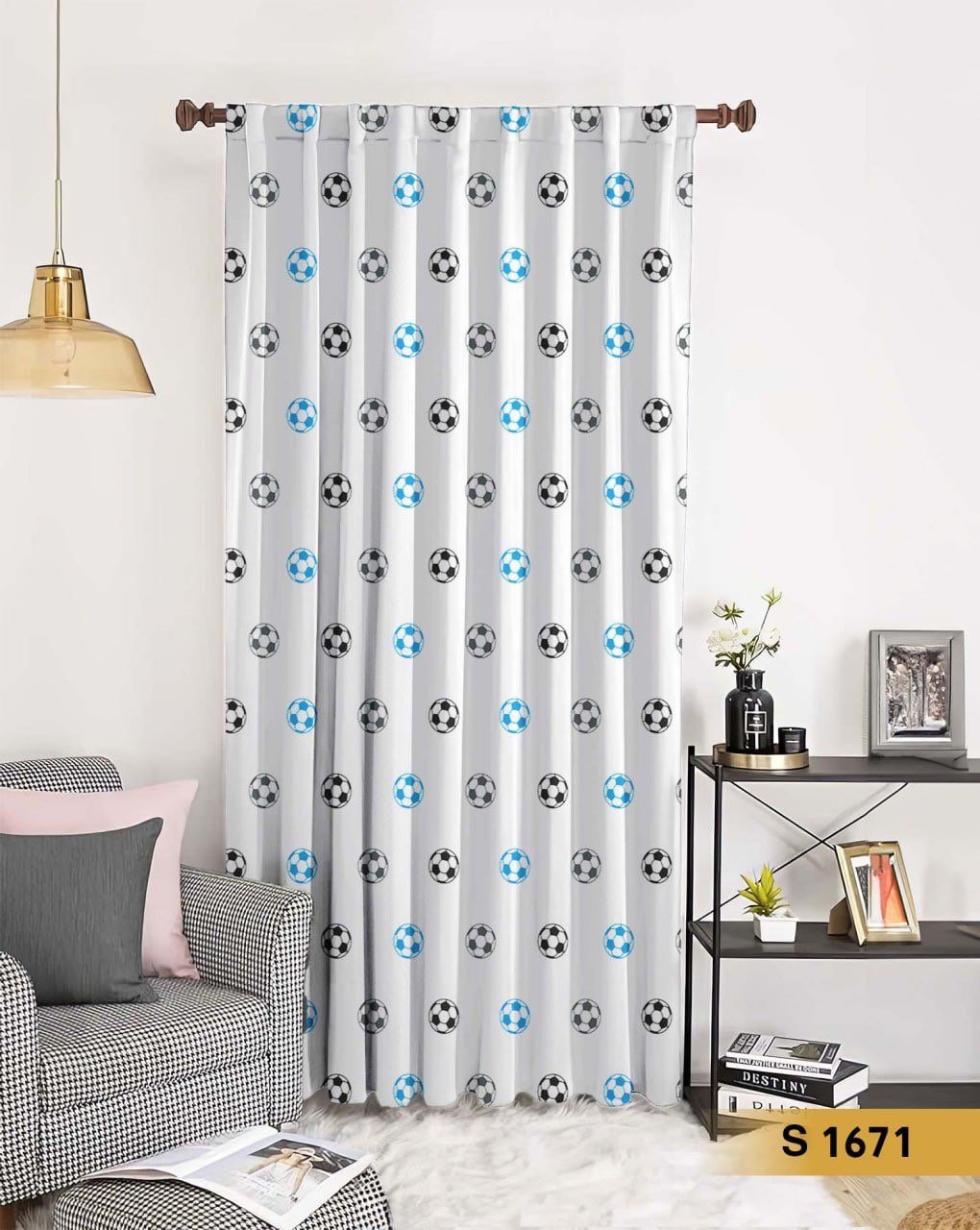 ستارة أطفال بتصميم كرات القدم – موديل S1671